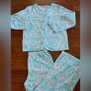 Adonna‎ Fleece Crossword Design Pajamas